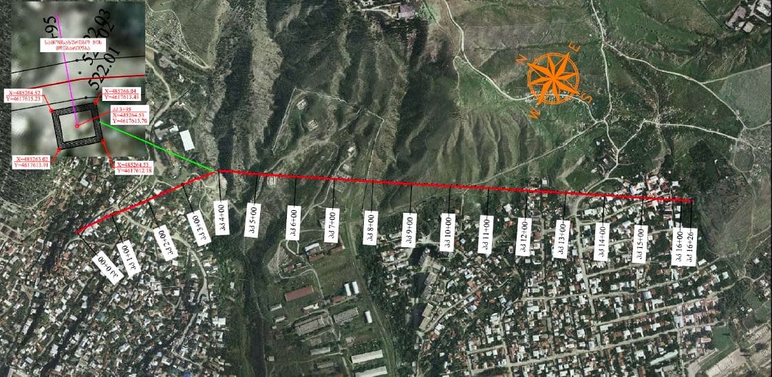 Provision of engineering consulting services within the framework of the rehabilitation of the self-current (drinking water) tunnel in Tbilisi (13 500 m)
