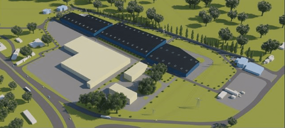 The industrial park (85 350 sqm)