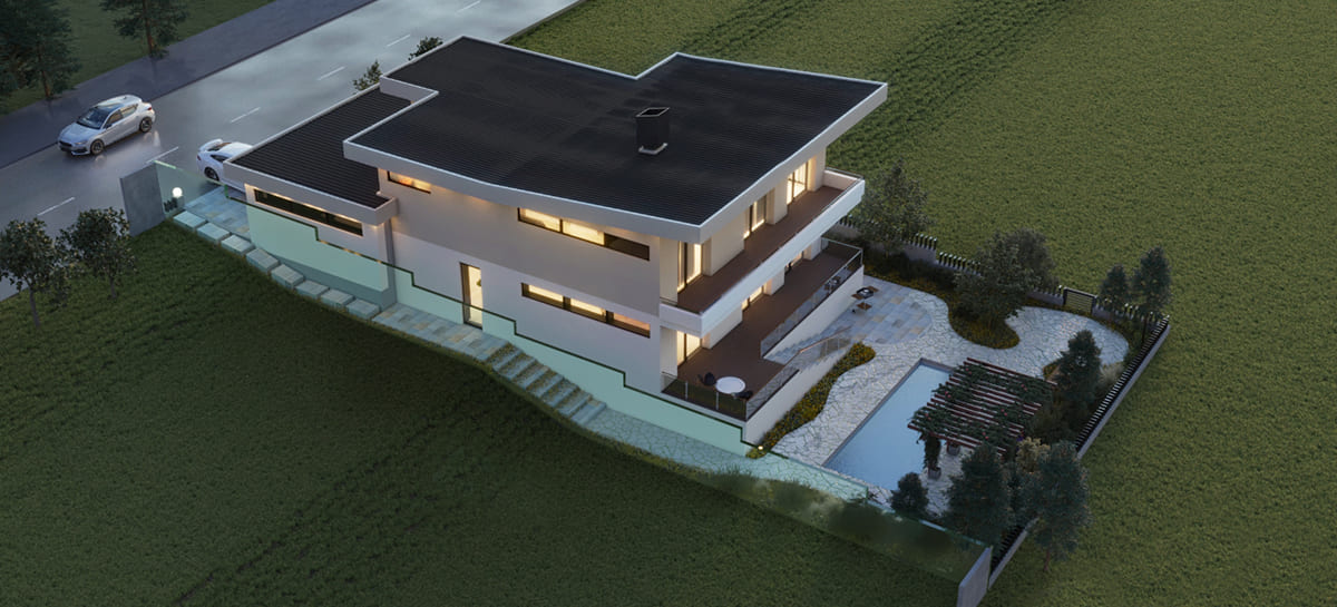 Private villa (400 sqm)